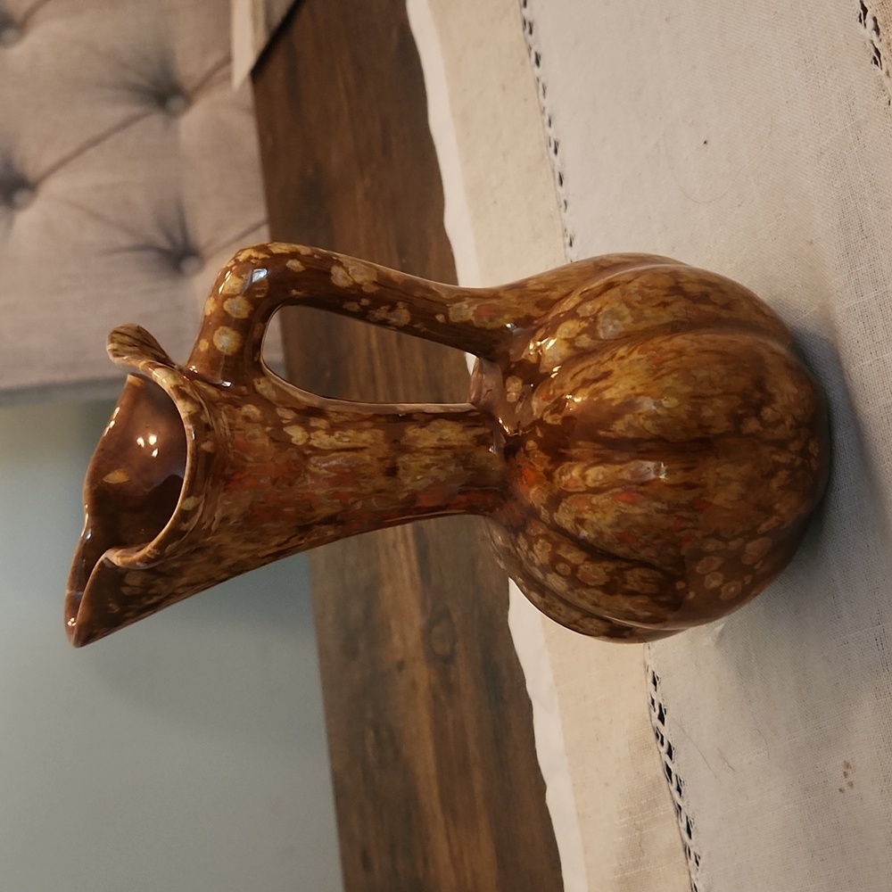 Small Vintage Pottery Pitcher